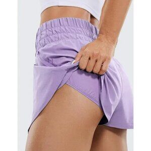 Adreamly Lilac Purple Shorts with Pocket Women Size S